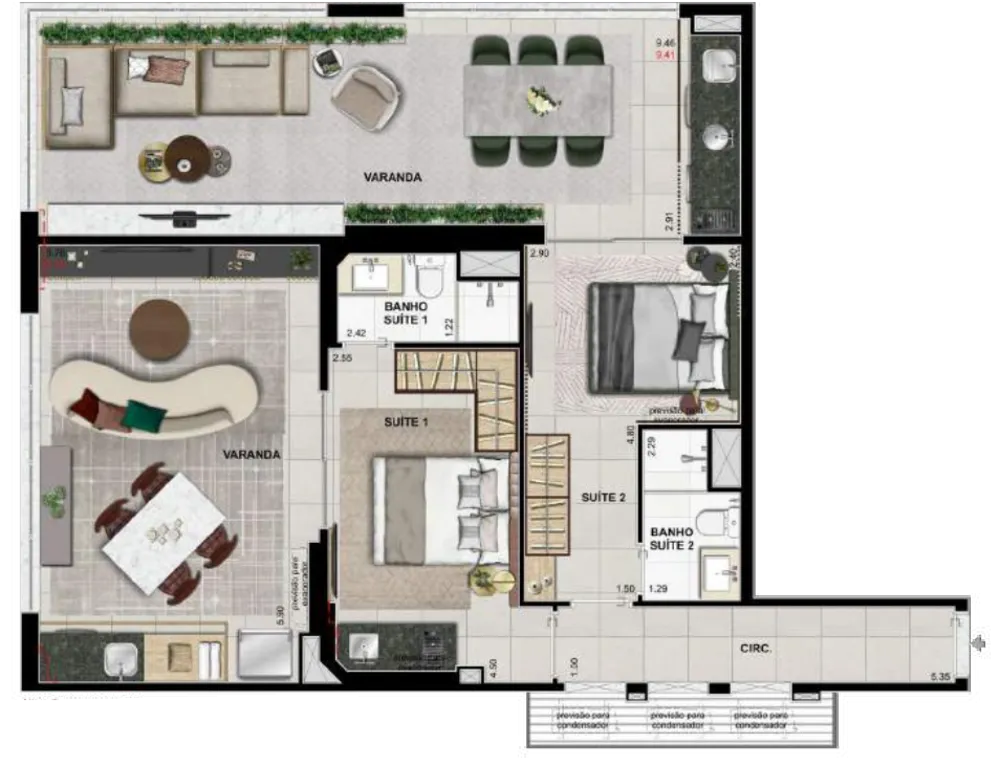 Cobertura, 2 quartos, 150 m² - Foto 32