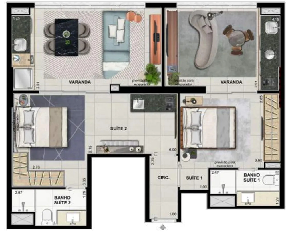 Cobertura, 2 quartos, 150 m² - Foto 31