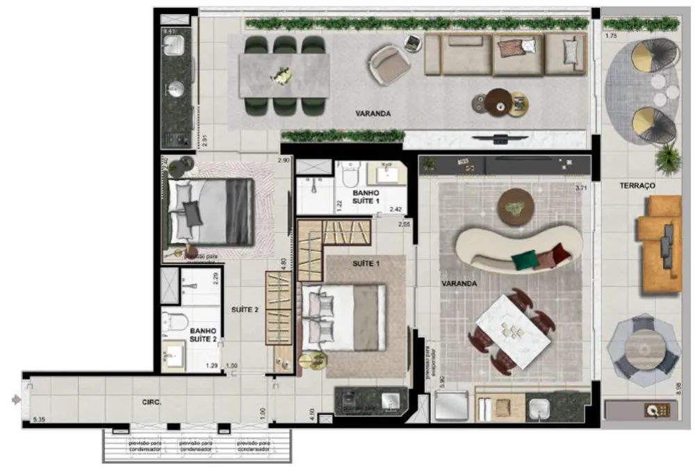 Cobertura, 2 quartos, 150 m² - Foto 33