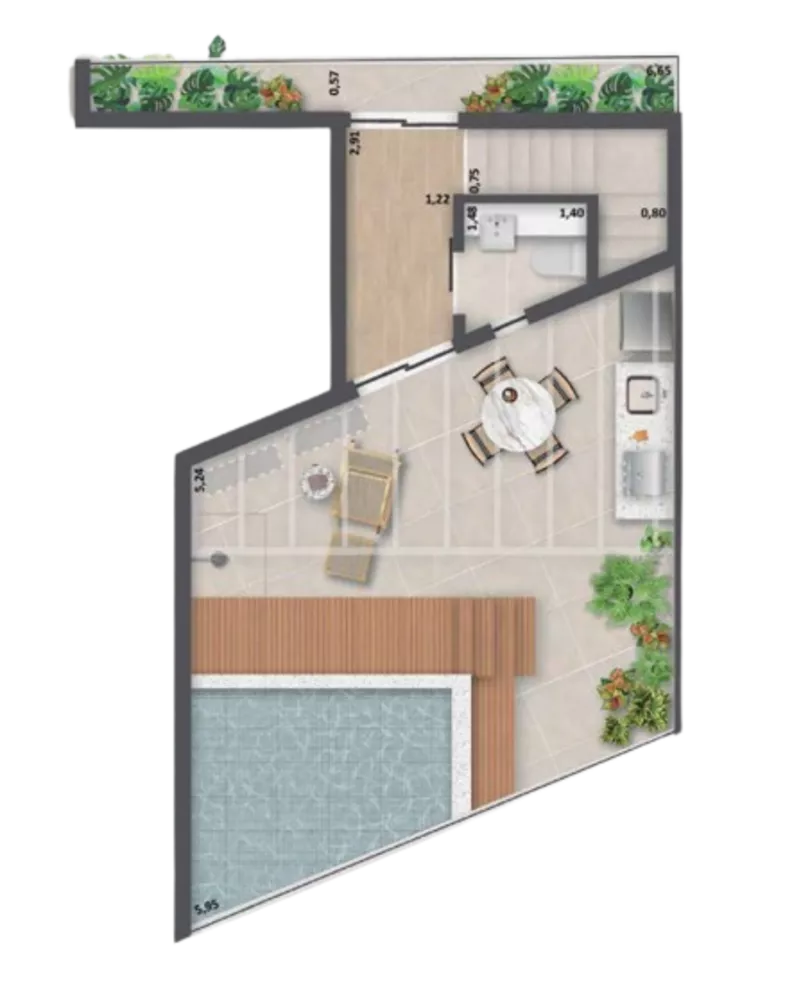 Apartamento, 2 quartos, 43 m² - Foto 18