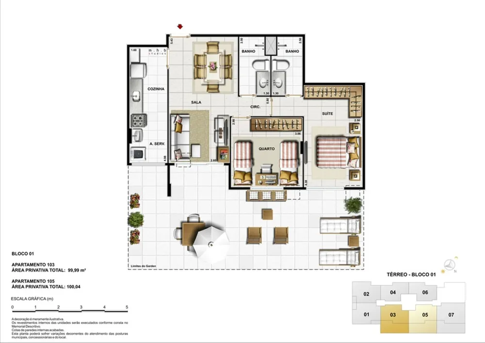 Apartamento, 3 quartos, 75 m² - Foto 58
