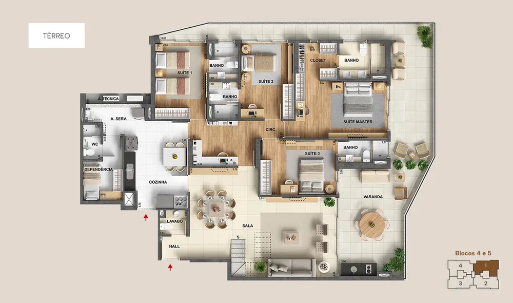 Apartamento, 3 quartos, 178 m² - Foto 26