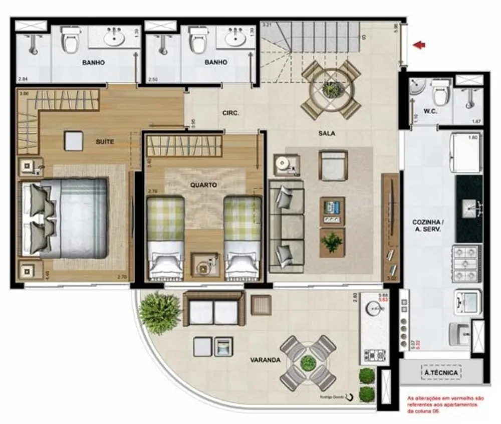 Cobertura, 4 quartos, 248 m² - Foto 83
