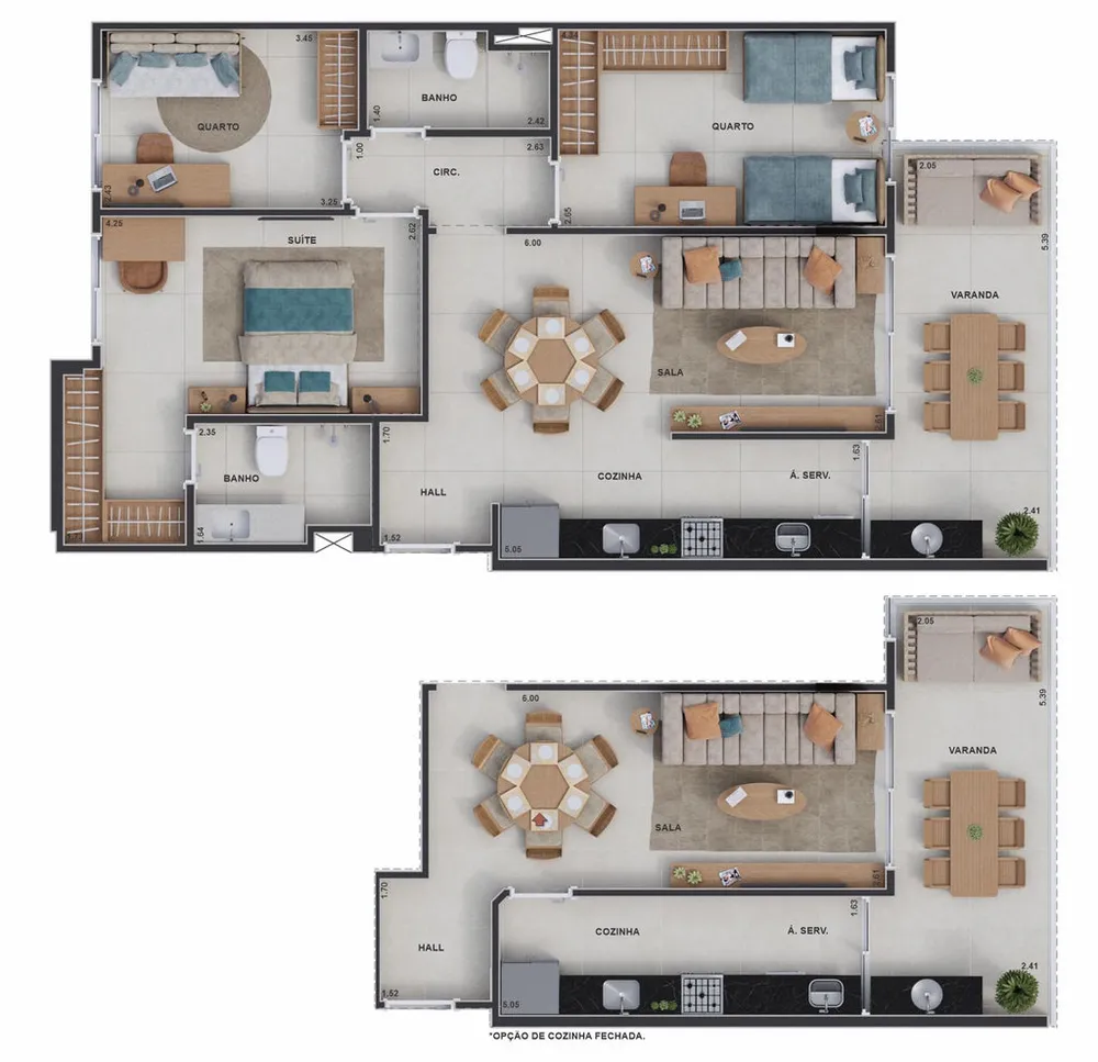 Cobertura, 3 quartos, 123 m² - Foto 15