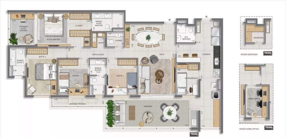 Apartamento, 3 quartos, 123 m² - Foto 70