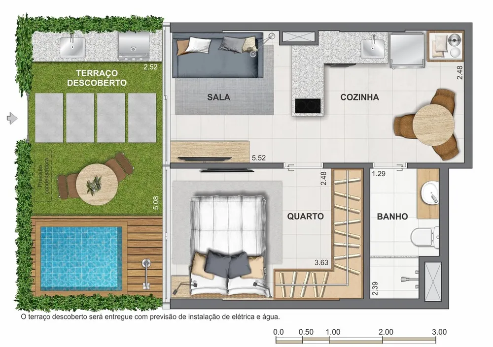 Apartamento, 2 quartos, 50 m² - Foto 58