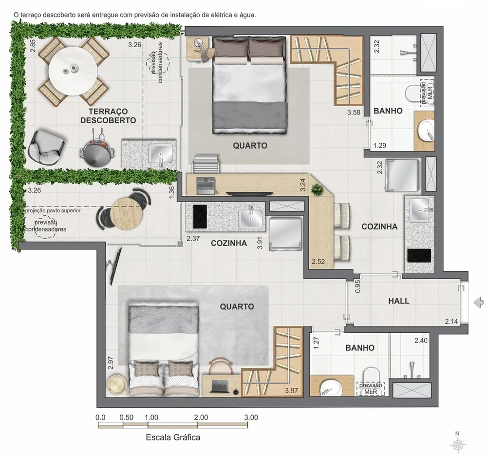 Apartamento, 2 quartos, 50 m² - Foto 70