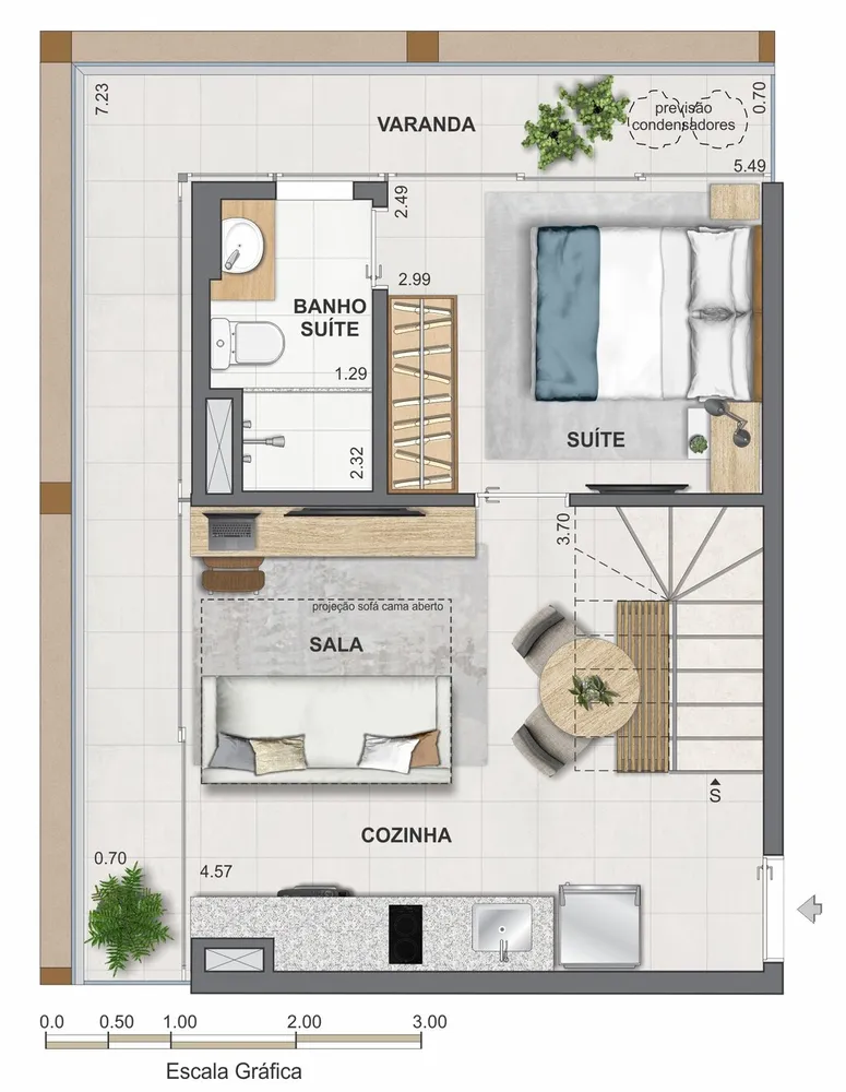 Apartamento, 2 quartos, 50 m² - Foto 83