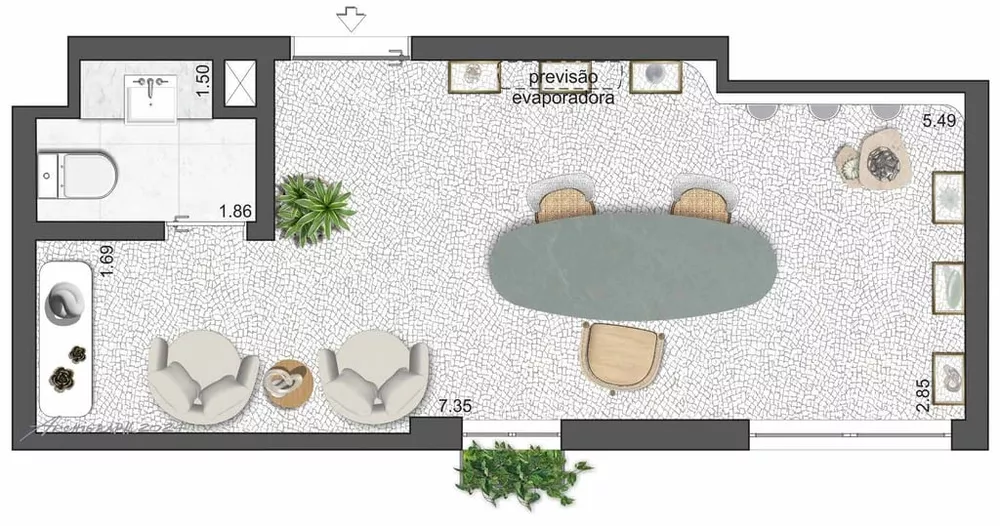 Sala-Conjunto, 67 m² - Foto 16