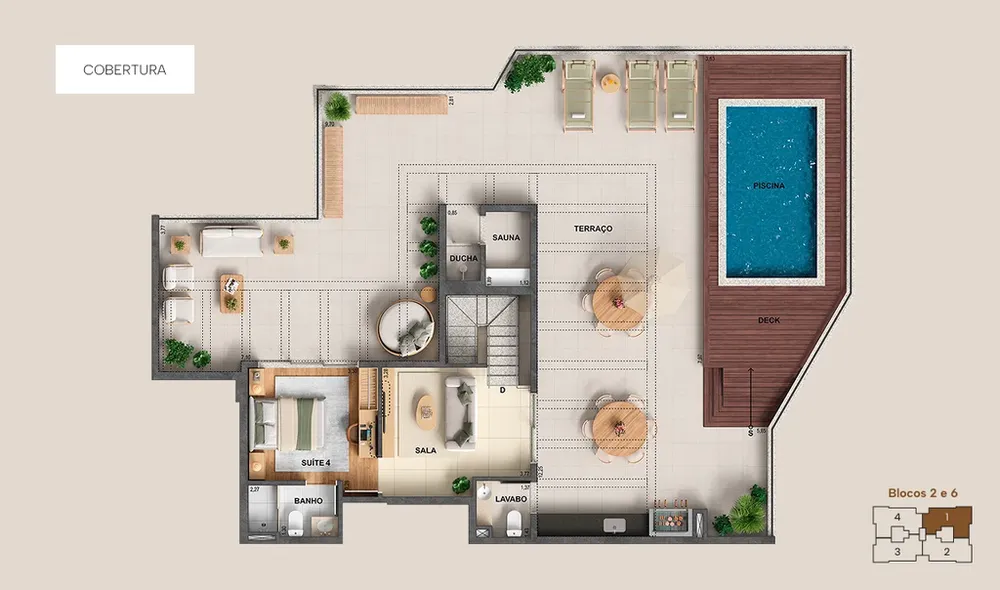 Cobertura, 4 quartos, 363 m² - Foto 25