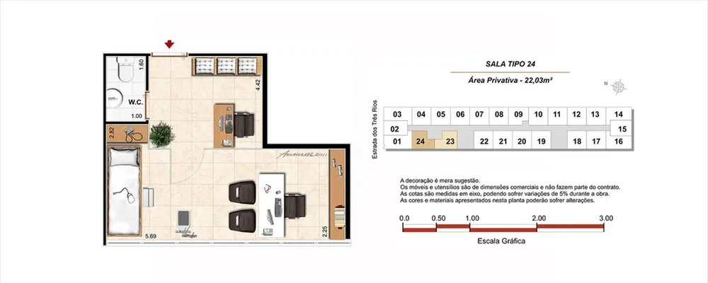 Sala-Conjunto, 22 m² - Foto 21