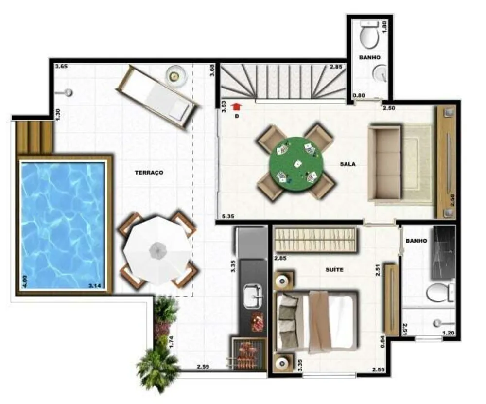 Apartamento, 2 quartos, 64 m² - Foto 33