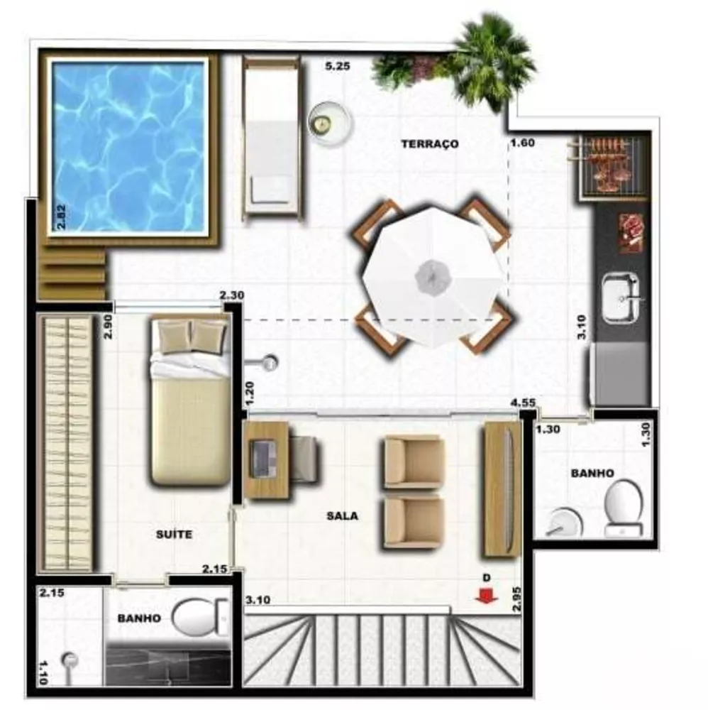 Apartamento, 2 quartos, 64 m² - Foto 14