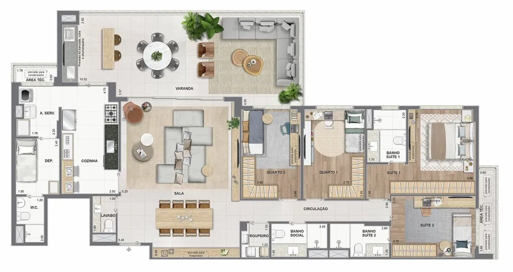 Apartamento, 4 quartos, 185 m² - Foto 58