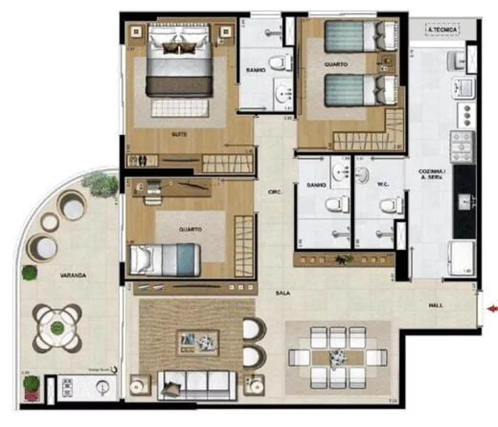 Cobertura, 4 quartos, 265 m² - Foto 31