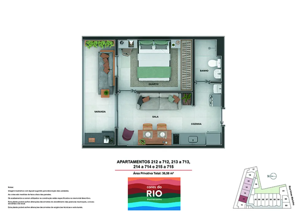 Apartamento, 1 quarto, 34 m² - Foto 62