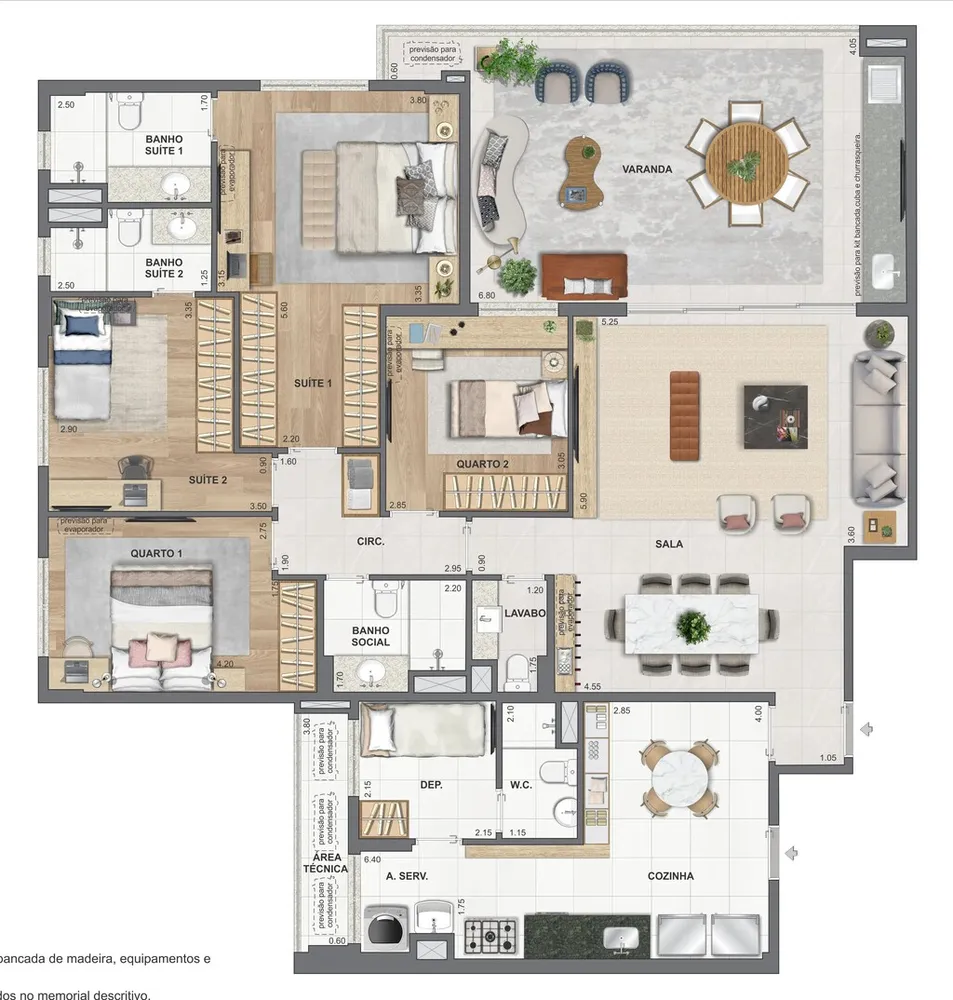 Apartamento, 4 quartos, 171 m² - Foto 53
