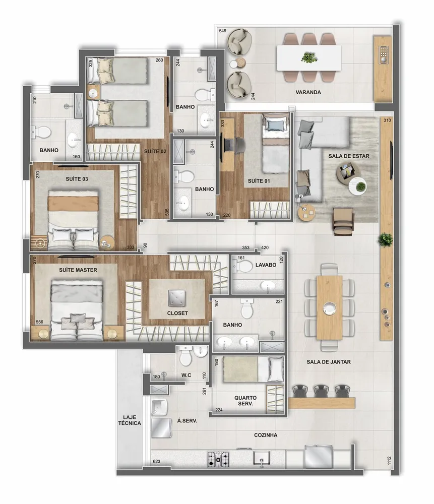 Cobertura, 3 quartos, 239 m² - Foto 79