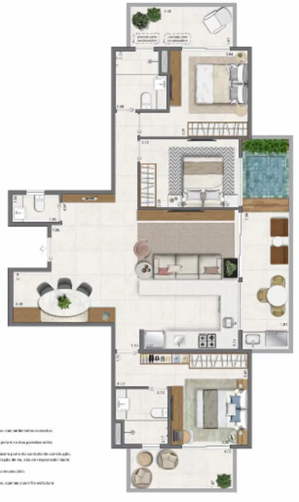 Apartamento, 3 quartos, 111 m² - Foto 52