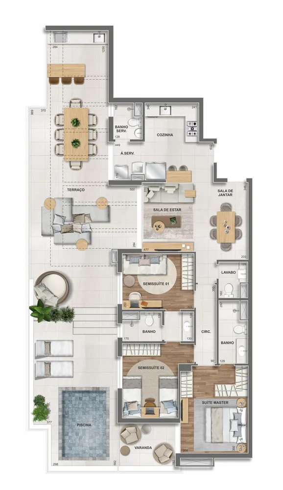 Apartamento, 4 quartos, 131 m² - Foto 3