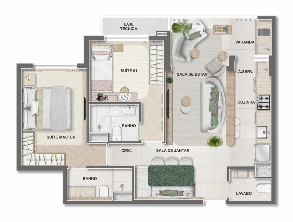 Apartamento, 3 quartos, 88 m² - Foto 155