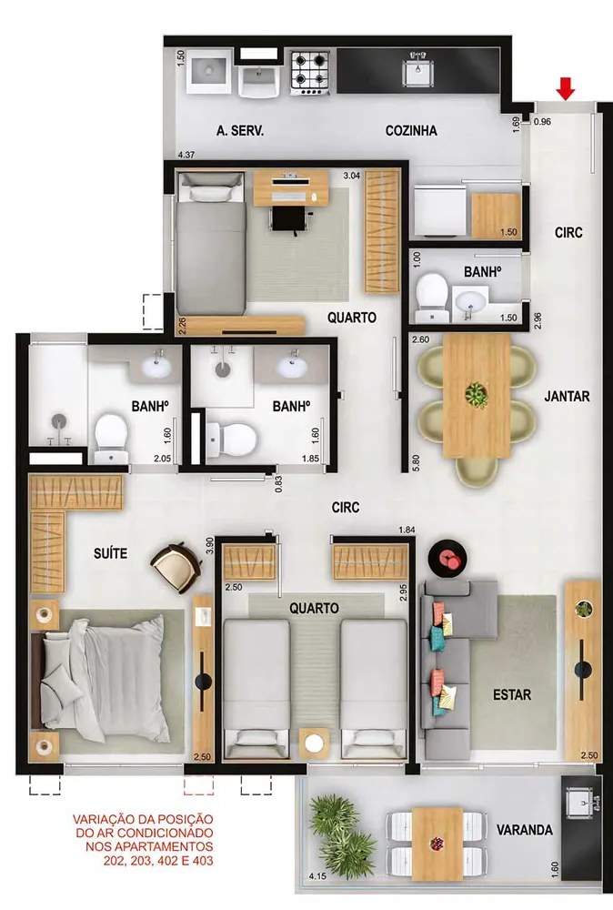 Cobertura, 2 quartos, 133 m² - Foto 55