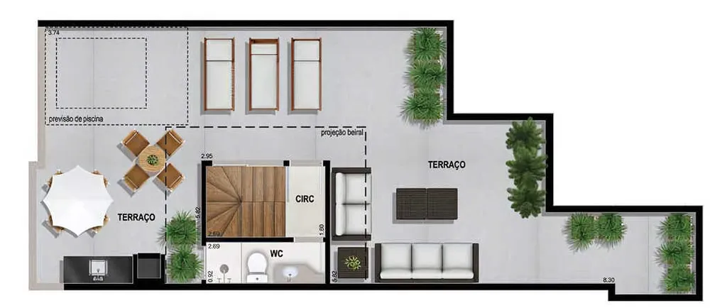 Cobertura, 2 quartos, 133 m² - Foto 60