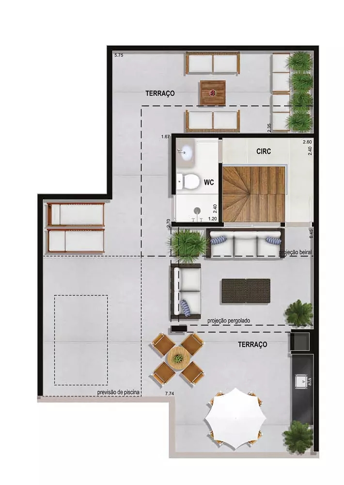 Cobertura, 2 quartos, 133 m² - Foto 33