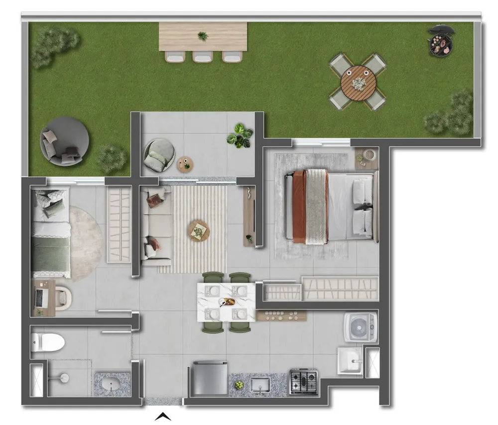 Apartamento, 2 quartos, 40 m² - Foto 6