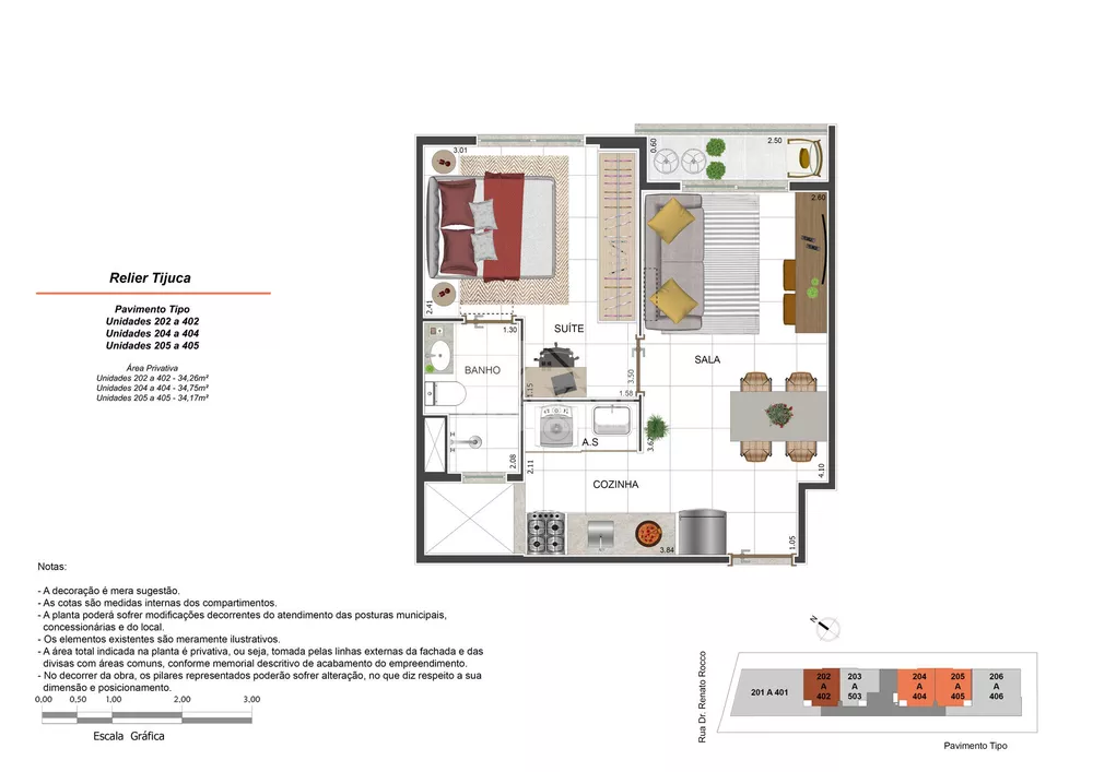 Apartamento, 1 quarto, 35 m² - Foto 8