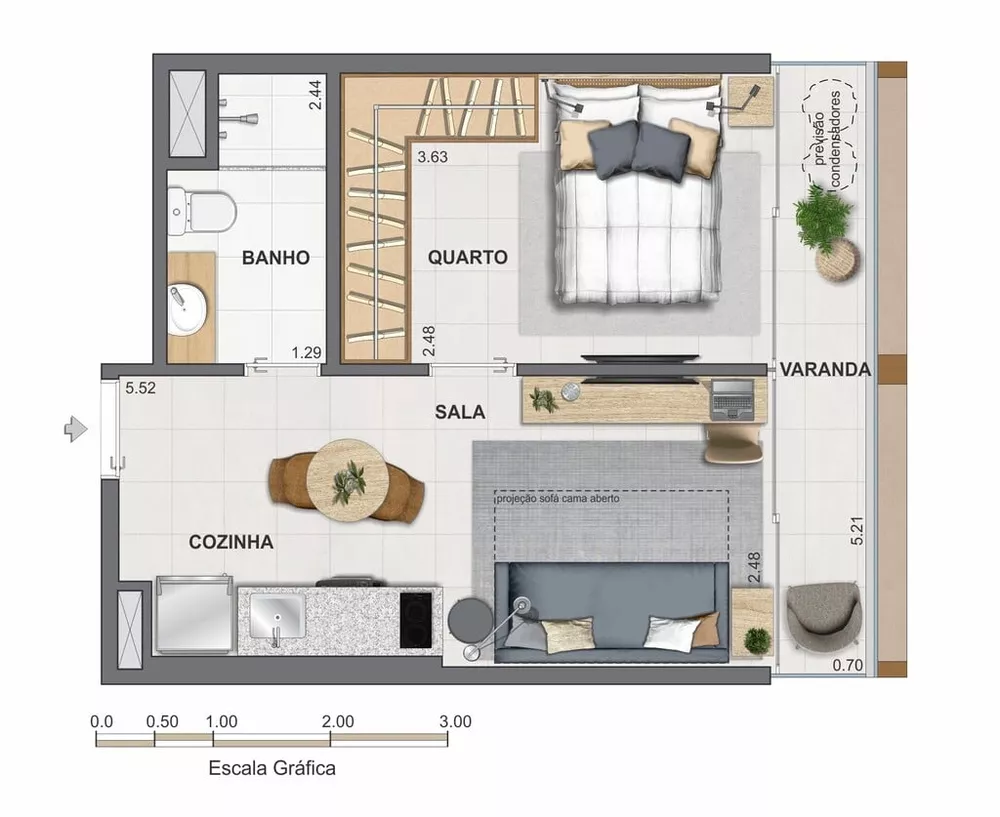 Apartamento, 2 quartos, 73 m² - Foto 20