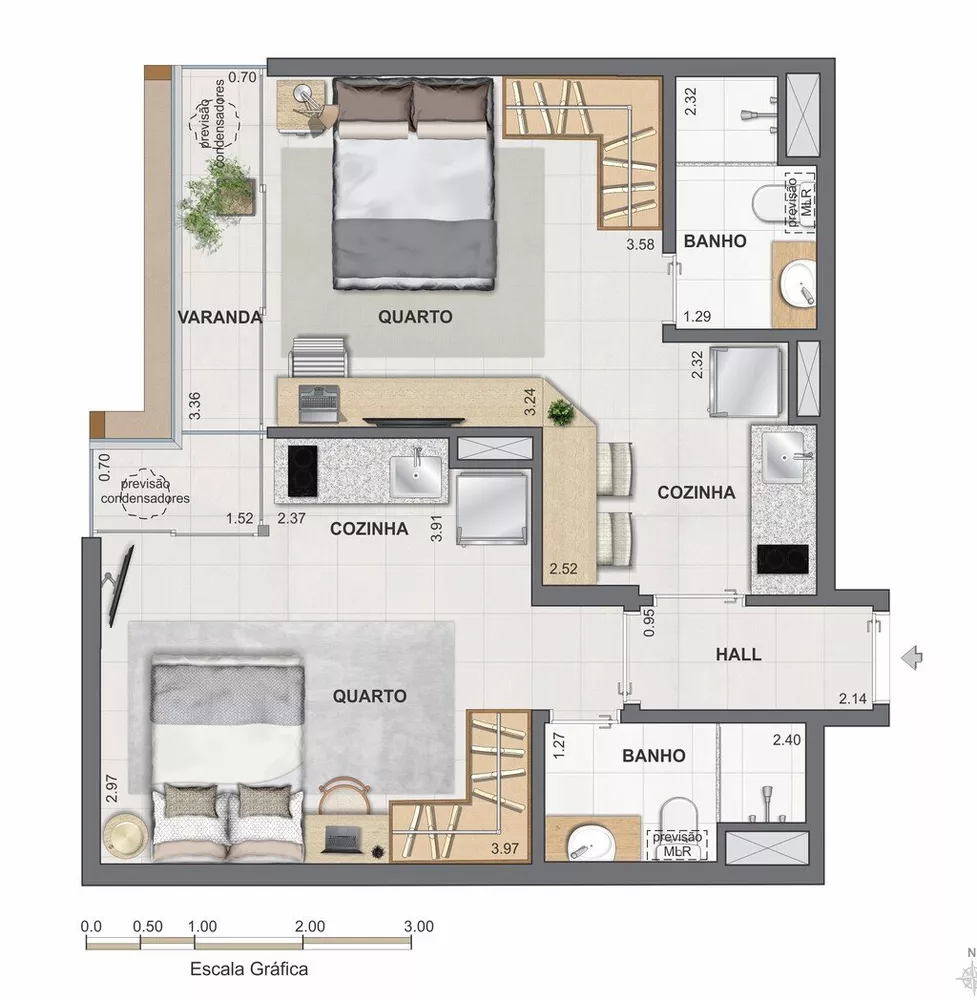 Apartamento, 2 quartos, 73 m² - Foto 28