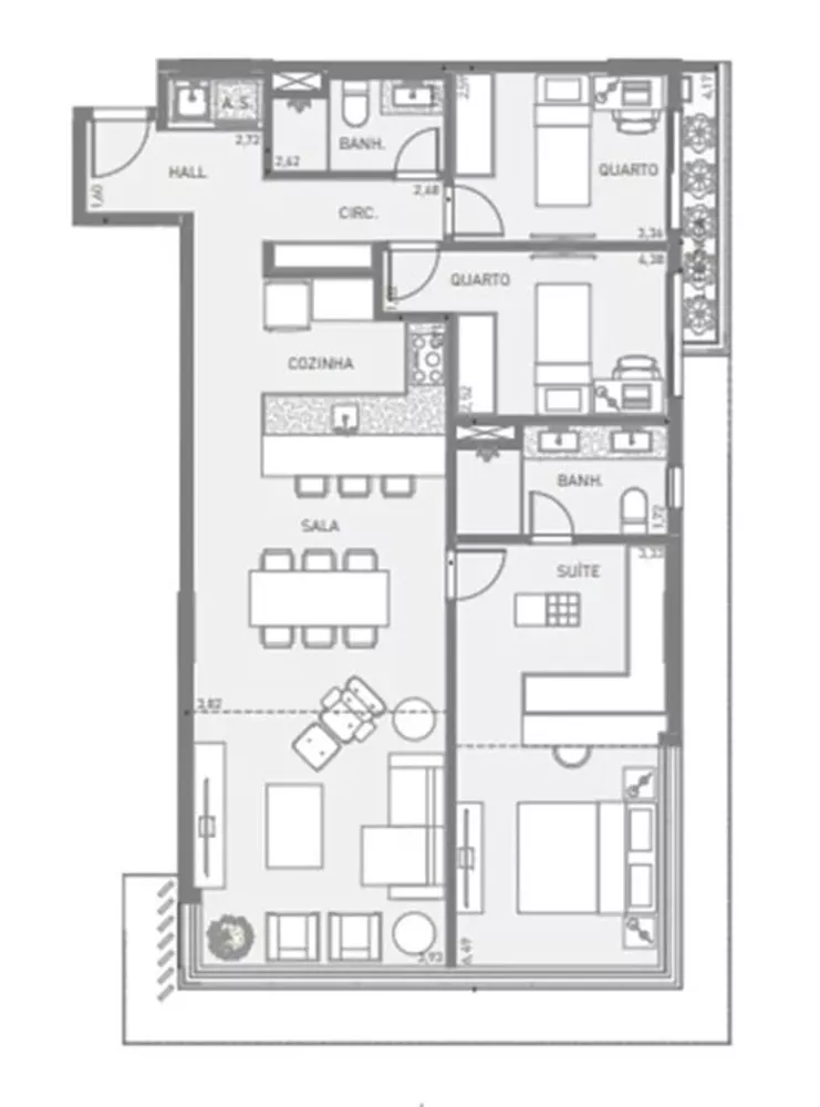 Cobertura, 3 quartos, 290 m² - Foto 14