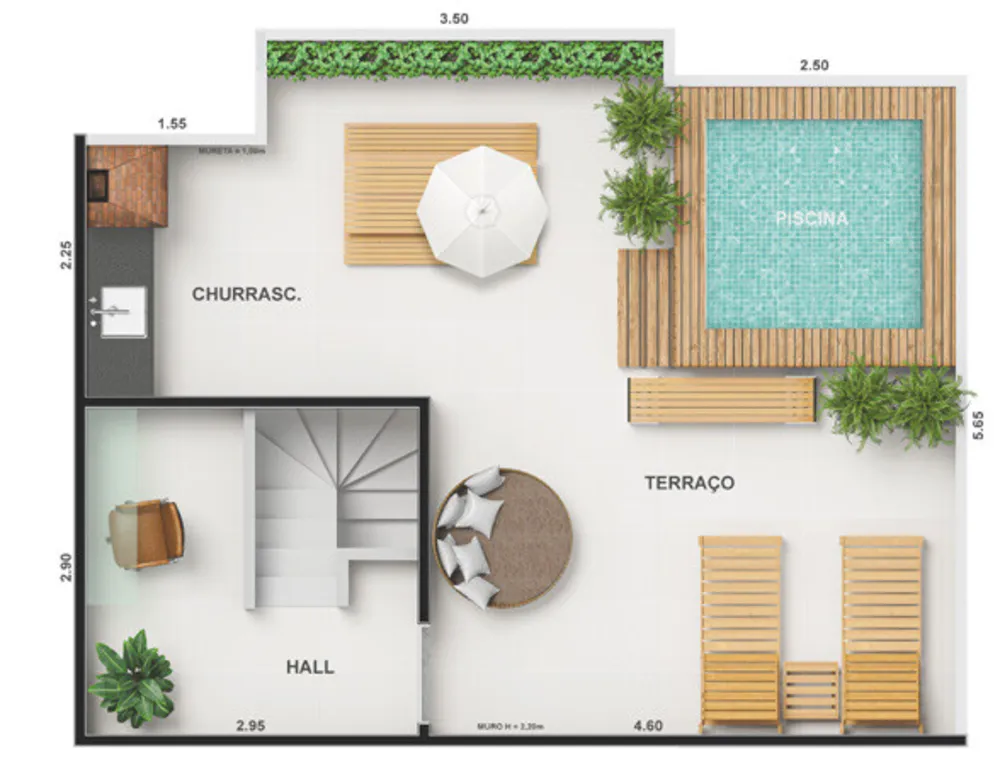 Apartamento, 2 quartos, 43 m² - Foto 56