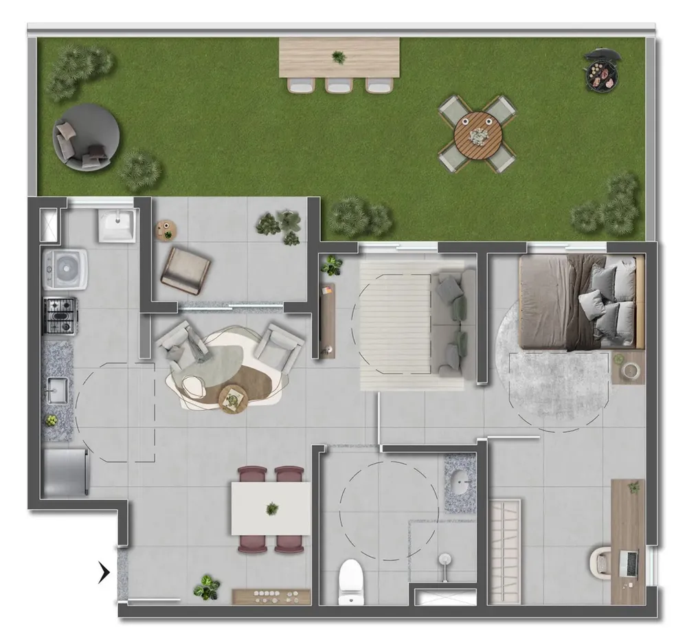 Apartamento, 2 quartos, 65 m² - Foto 7
