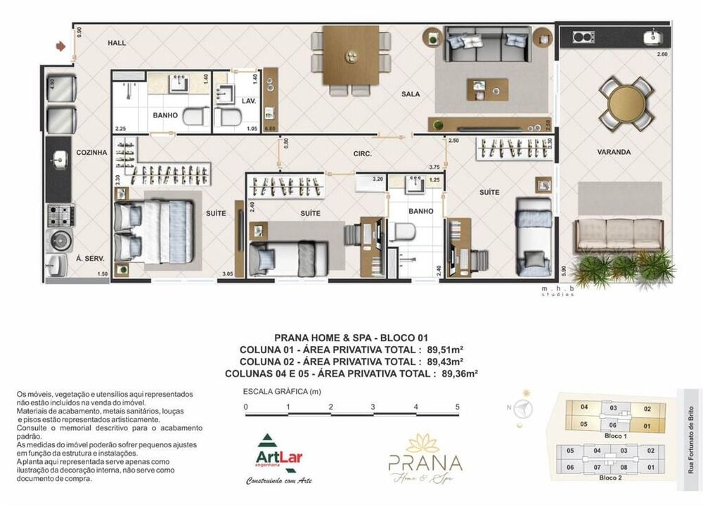 Apartamento à venda com 2 quartos, 116m² - Foto 10