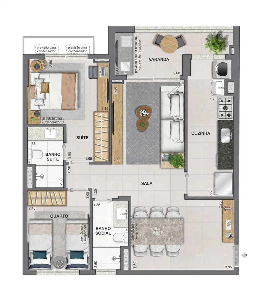 Cobertura, 4 quartos, 191 m² - Foto 42