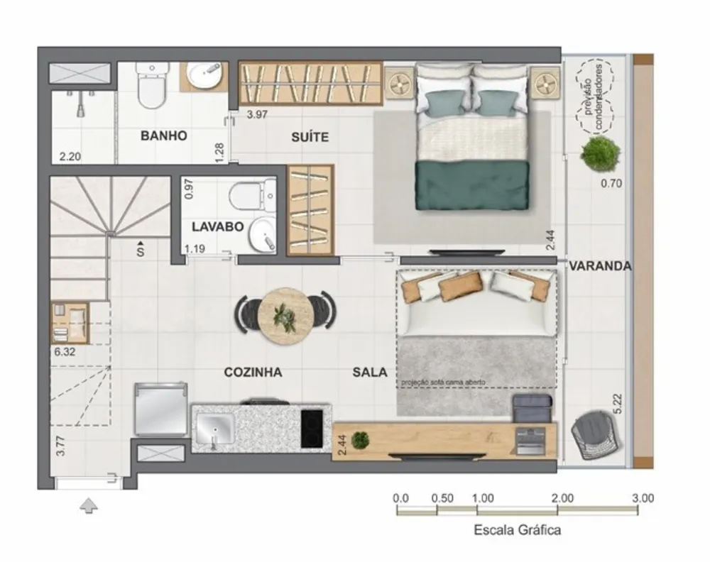 Apartamento, 2 quartos, 119 m² - Foto 91