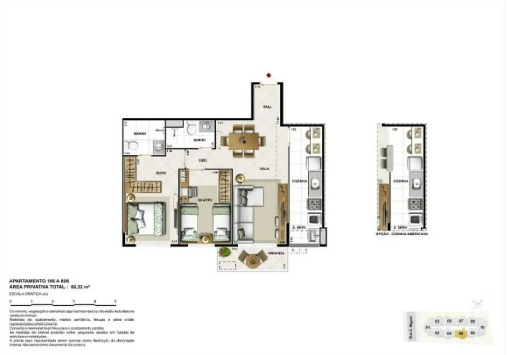 Apartamento, 2 quartos, 65 m² - Foto 51