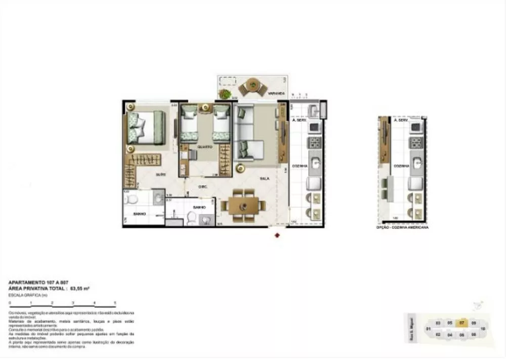 Apartamento, 2 quartos, 65 m² - Foto 22