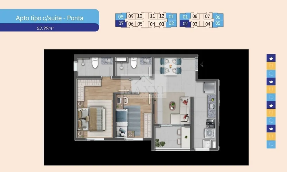 Apartamento, 2 quartos, 40 m² - Foto 33