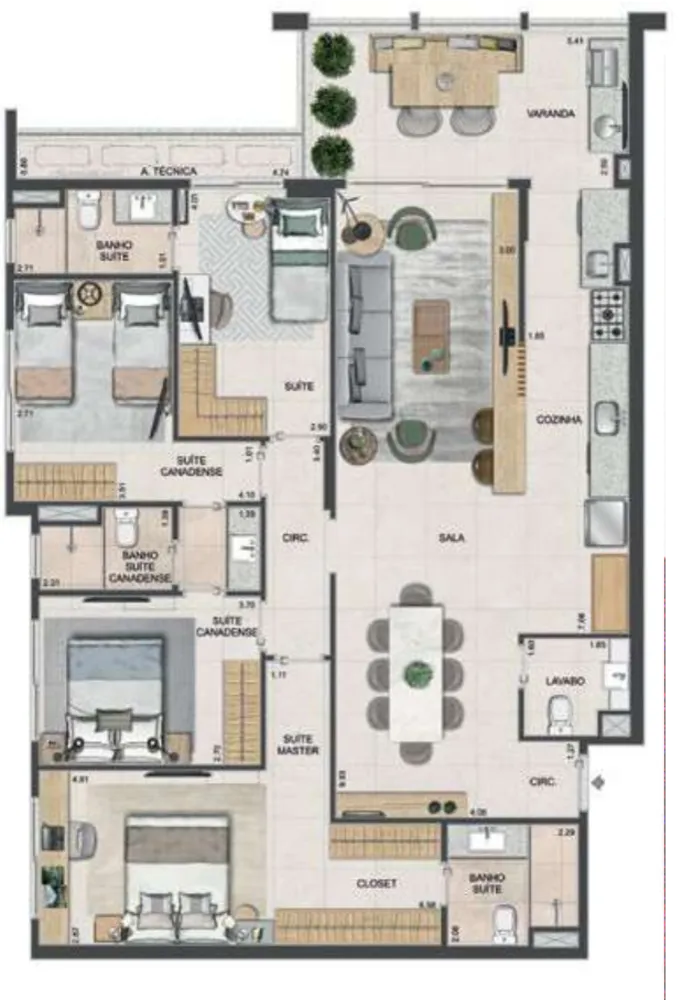 Apartamento, 3 quartos, 106 m² - Foto 24
