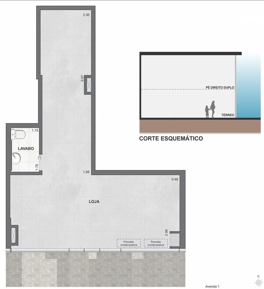Loja-Salão, 49 m² - Foto 10