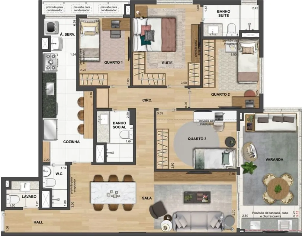Apartamento, 3 quartos, 89 m² - Foto 27