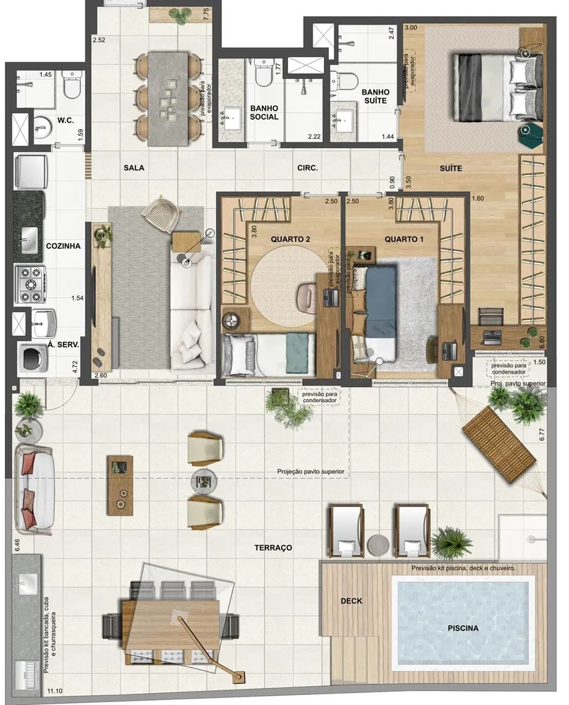 Apartamento, 3 quartos, 89 m² - Foto 35