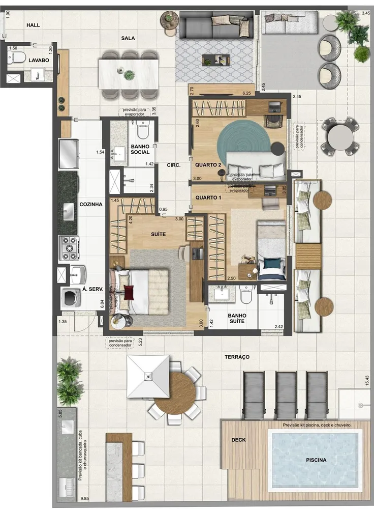 Apartamento, 3 quartos, 89 m² - Foto 37