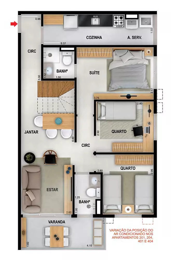 Apartamento, 3 quartos, 77 m² - Foto 26
