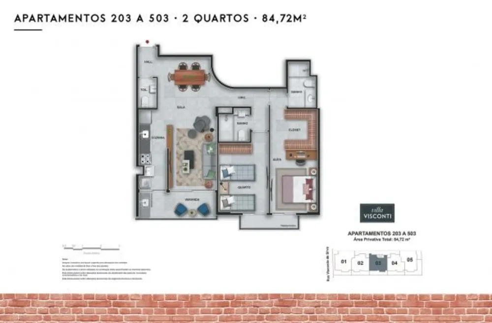 Apartamento, 2 quartos, 84 m² - Foto 46
