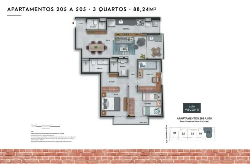 Apartamento, 2 quartos, 84 m² - Foto 48
