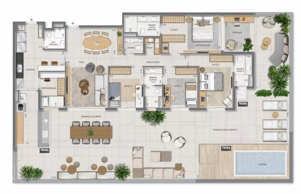 Cobertura, 4 quartos, 301 m² - Foto 35